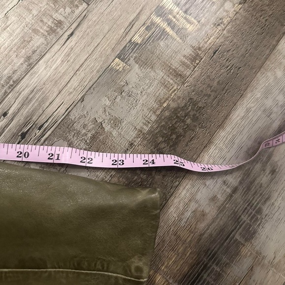 NWT Walter Baker Olive Green 100% Leather Motorcycle Jacket Size XS MSRP $700 - Picture 7 of 7